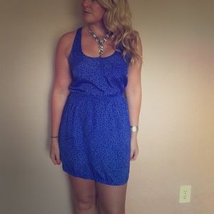 Cute blue cocktail dress