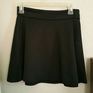 Black skater skirt
