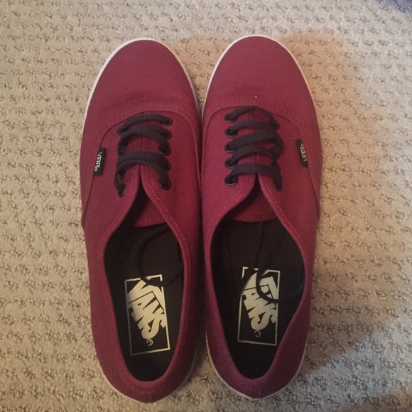 Maroon vans