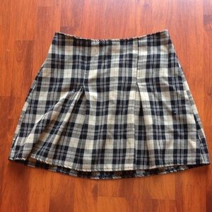 Brandy Melville Plaid Mini Skirt
