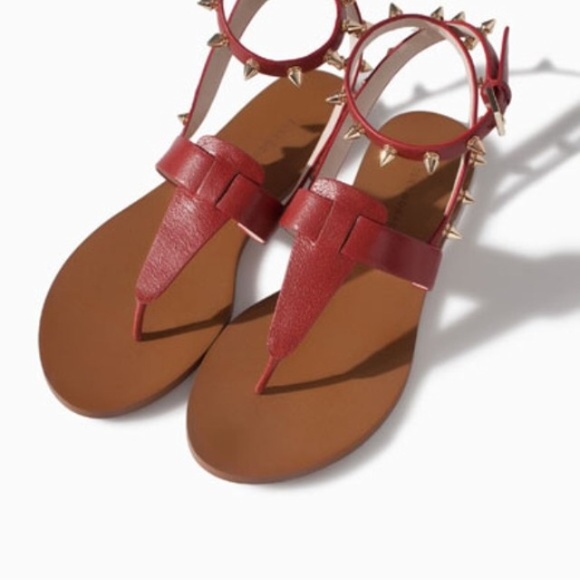 Zara studded sandals