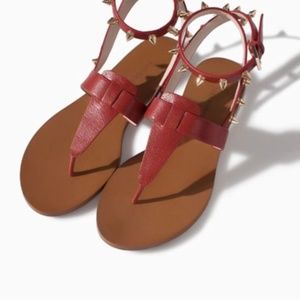 Zara studded sandals
