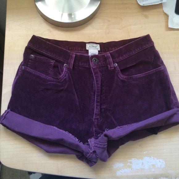Maroon Burgundy High Waisted Shorts