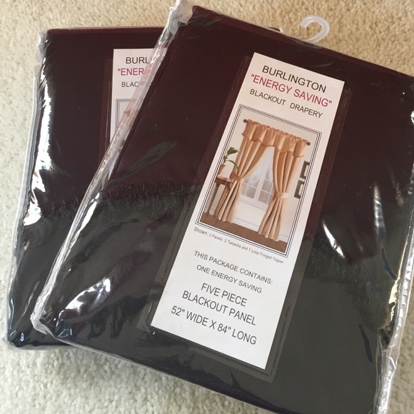 ❗️SOLD❗️Black Curtains
