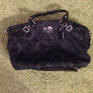 Black coach bag