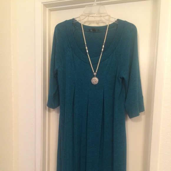 AGB Dresses & Skirts - Teal and black dress by AGB NEW 👗REDUCED 👗