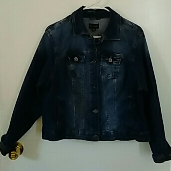 Denim stretch jacket