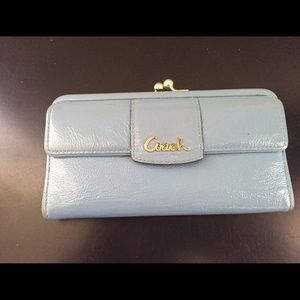 Light Blue Coach Wallet