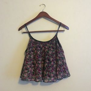 Floral crop top