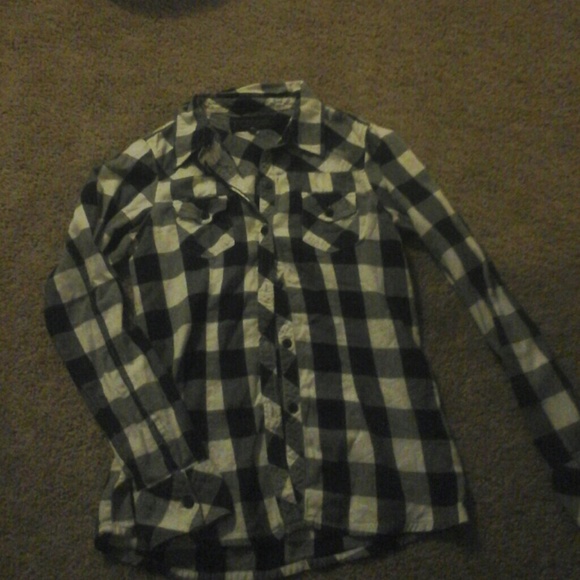 Black and white flannel
