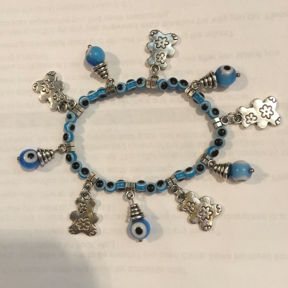 Blue Evileye Charm Bracelet