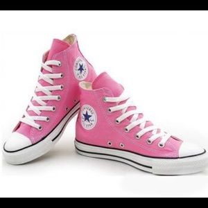 Pink high top Converse! Brand new!!!!