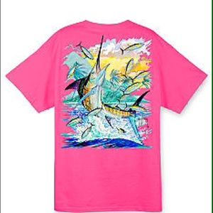 Pink guy Harvey tee