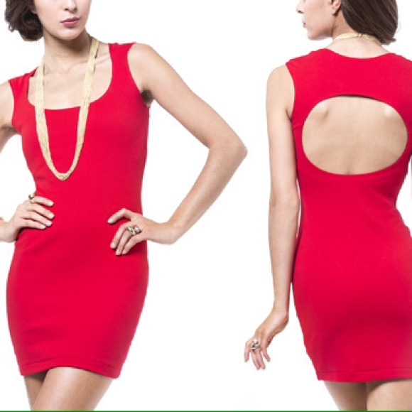 Interlock Cut-Out Back Mini Dress - Picture 4 of 4