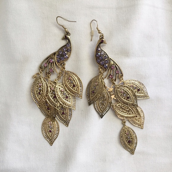 Peacock Earrings