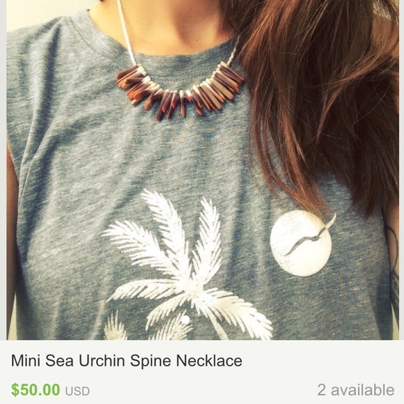 Boho Urchin Spine Necklace - Picture 4 of 4
