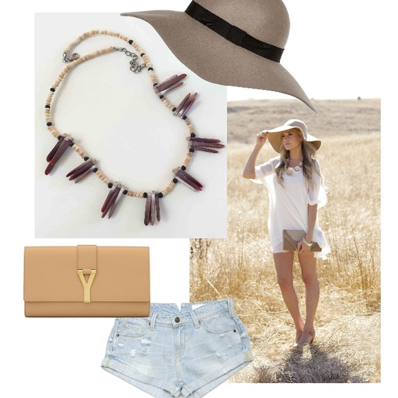 Boho Urchin Spine Necklace - Picture 2 of 4