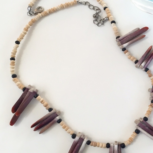 Boho Urchin Spine Necklace - Picture 3 of 4