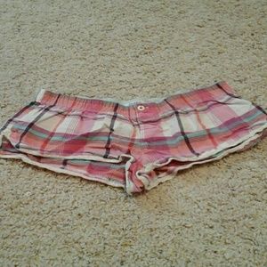 Cute plaid Aeropostale sleep shorts (boxers)