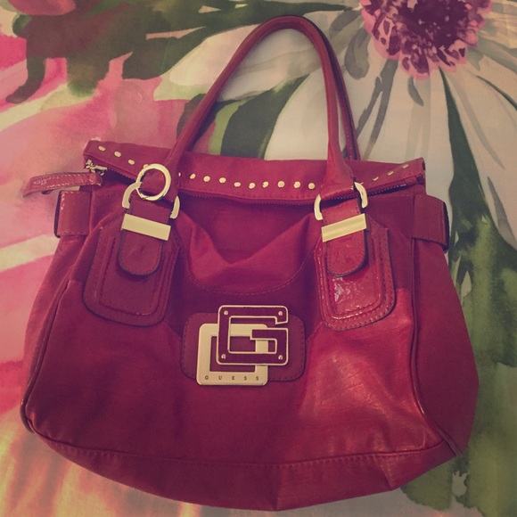 Pink Guess handbag
