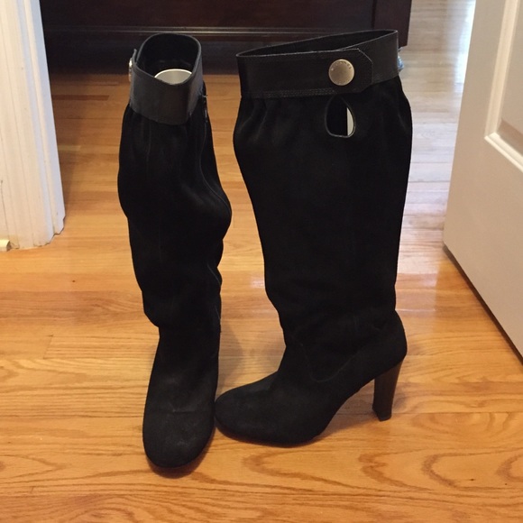 Michael Kors Black Suede Boots