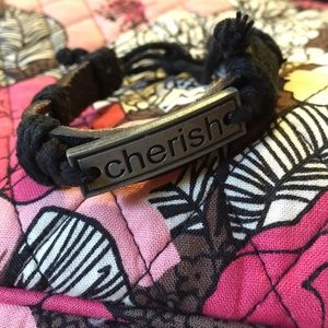 Leather bracelet