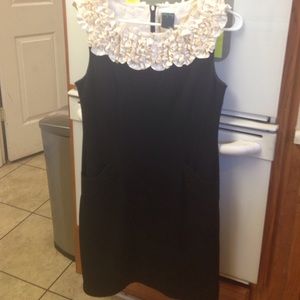 Black and Creme dress