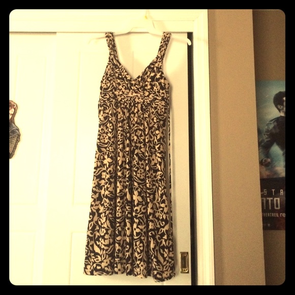 Faded Glory Black/Ivory Dress