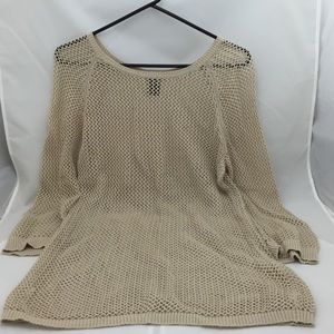 Tan Ann Taylor long shirt