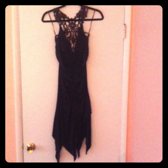 Backless Espresso-Colored Salsa/Tango Dress