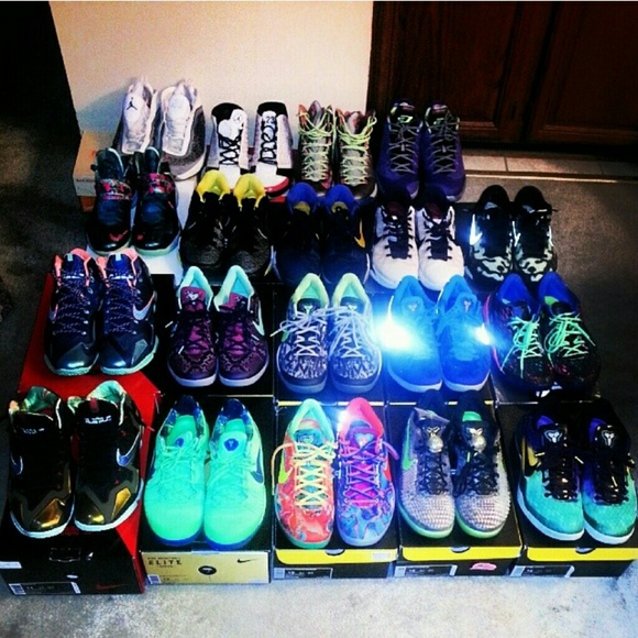 Different shoes