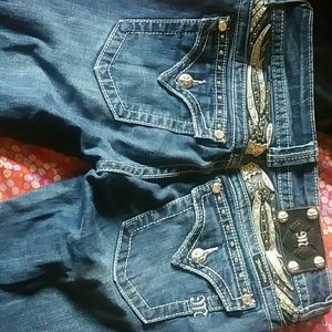 MISS ME JEANS (BOOT CUT SHORT)