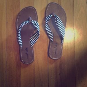 Nautical flip flops