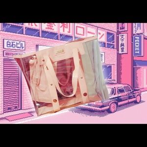 TRANSPARENT VERSACE JELLY BAG