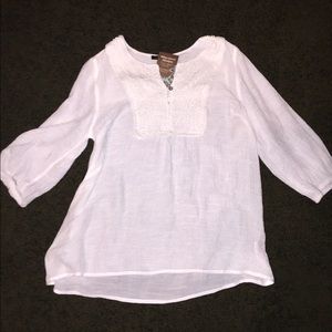 Flowy white shirt. Trade