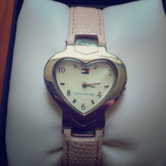 Tommy Hilfiger Accessories - Tommy Hilfiger Pink Heart Watch