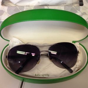 Kate spade 'Brittany's' aviator style sunglasses.