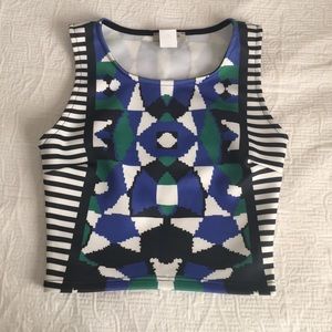 Fancy Tribal Print Crop Top✨💕