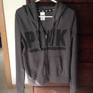 Dark Gray Zip Up Hoodie