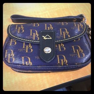 Dooney and Bourke Signature Flap Wristlet
