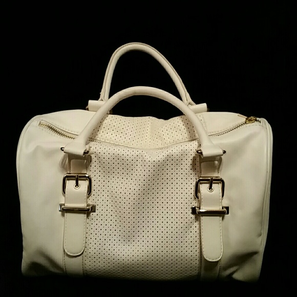 Express White Hand Bag
