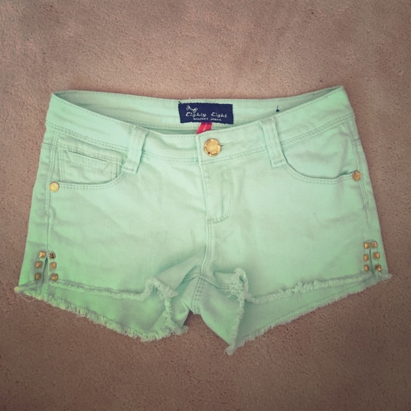 Mint shorts