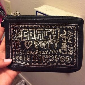 Coach "poppy" wristlet
