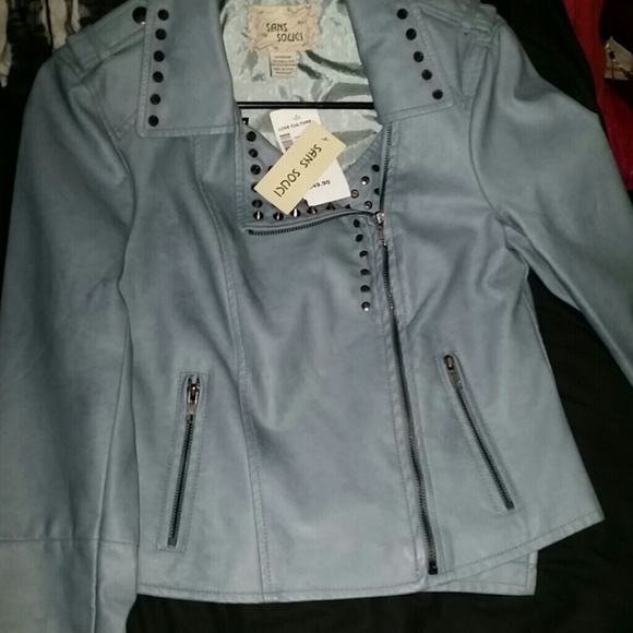 PU Light Blue Jacket