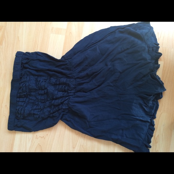 Never worn Navy blue romper!