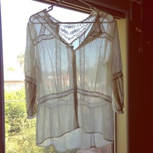 Kimchi Blue Lacey Blouse