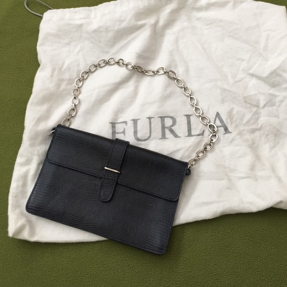 Embossed Leather Furla small bag