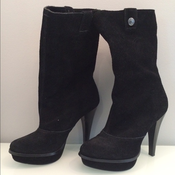 SOLD Calvin Klein women's suede boots - Picture 2 of 4