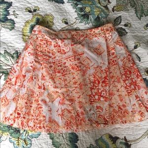Vintage pleated wrap skirt