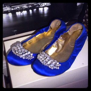 Nine West Blue Flats